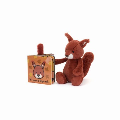 Jellycat If I Were a Ardilla Board and Bashful Ardilla Medium | PVXE-43075